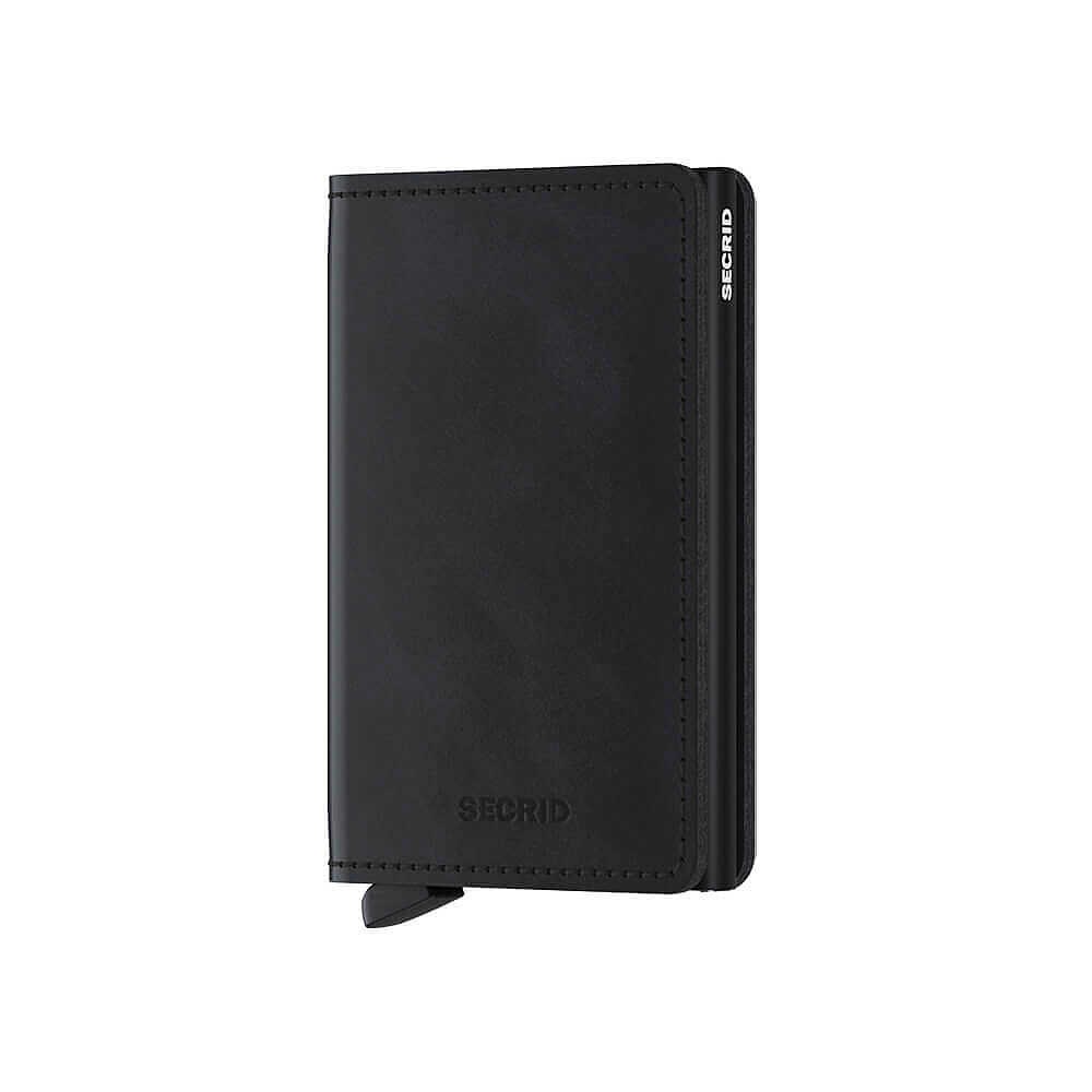 Secrid Slimwallet Vintage Kartlık Cüzdan, Siyah