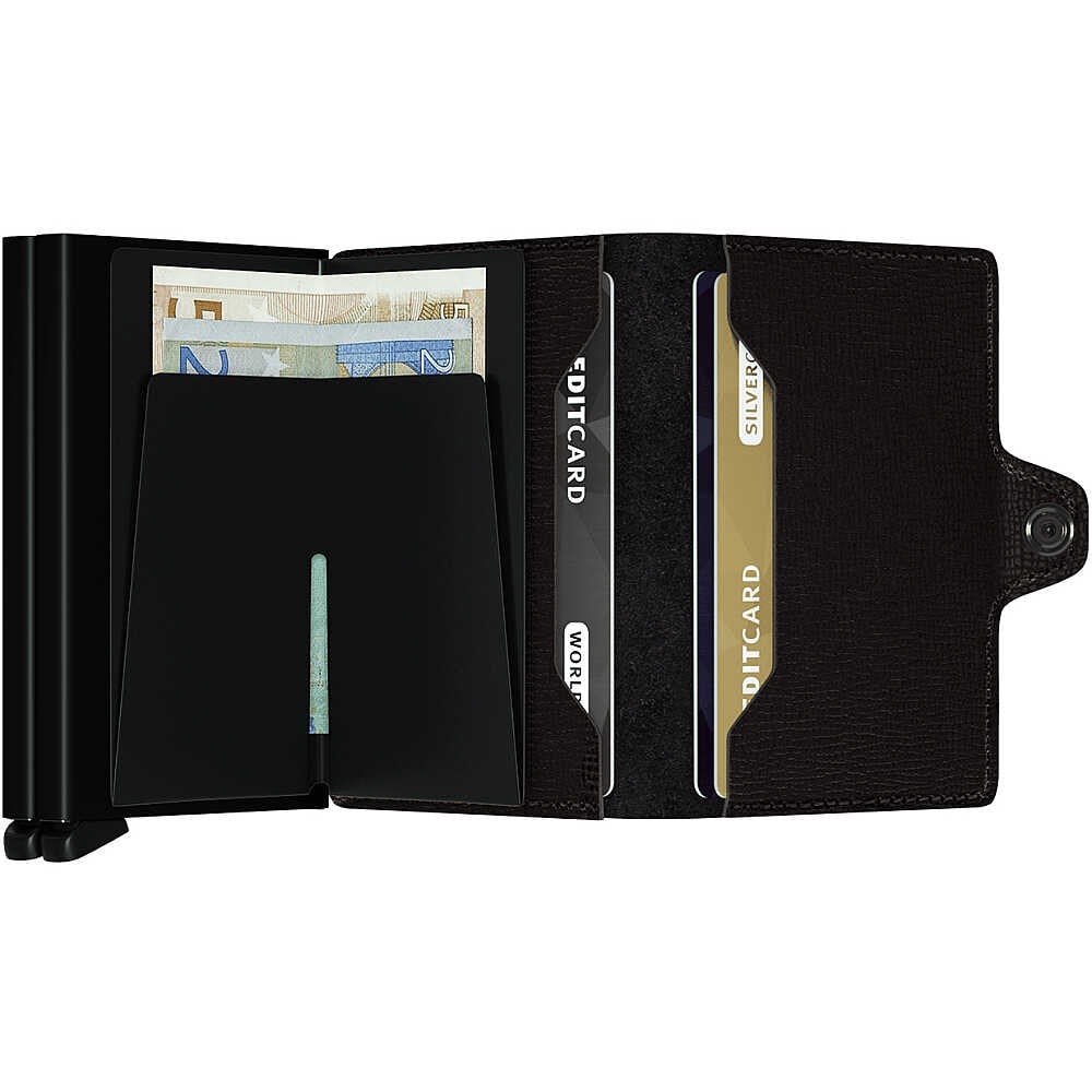 Secrid Twinwallet Crisple Cüzdan, Siyah