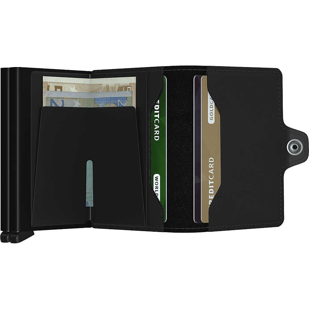Secrid Twinwallet Matte Cüzdan, Siyah