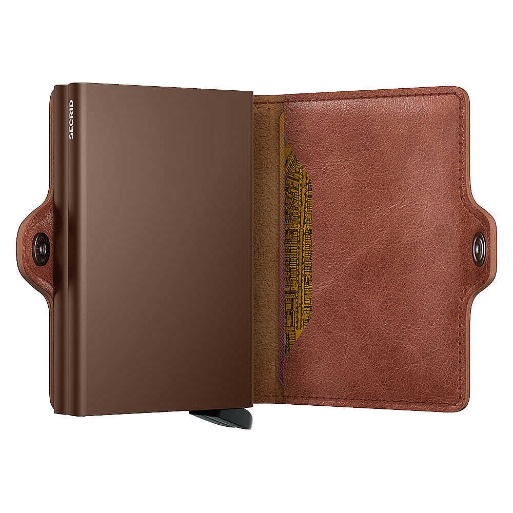 Secrid Twinwallet Vintage Kartlık Cüzdan, Kahve