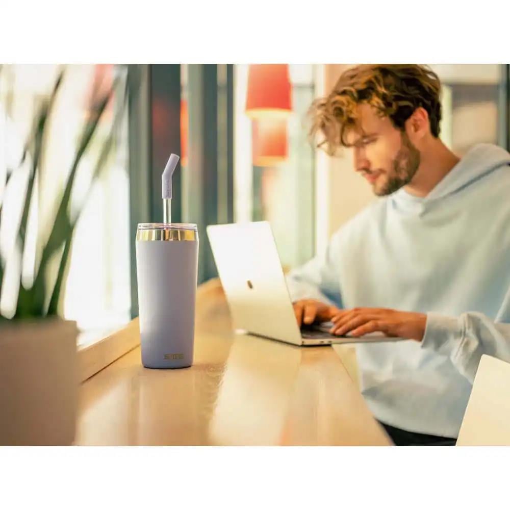 Sigg 6015.60 Helia 0,60L Çelik Termos, Mavi