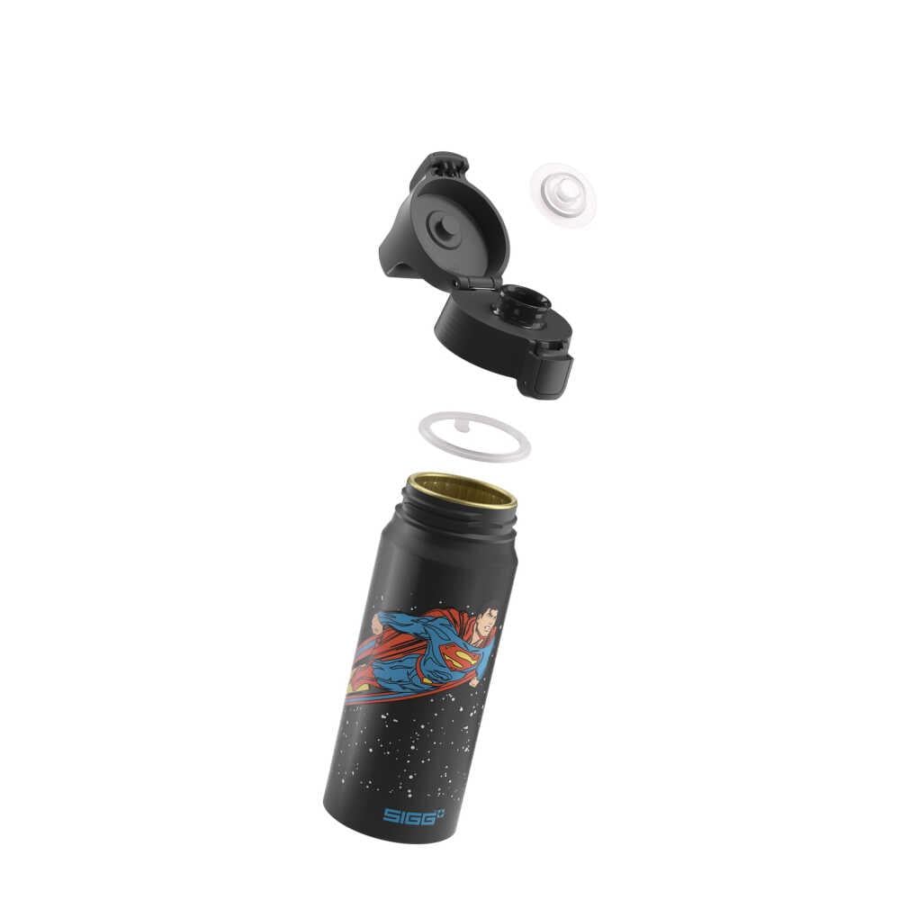 Sigg 6189.80 WMB One 0,6L Çocuk Matara, Superman Black