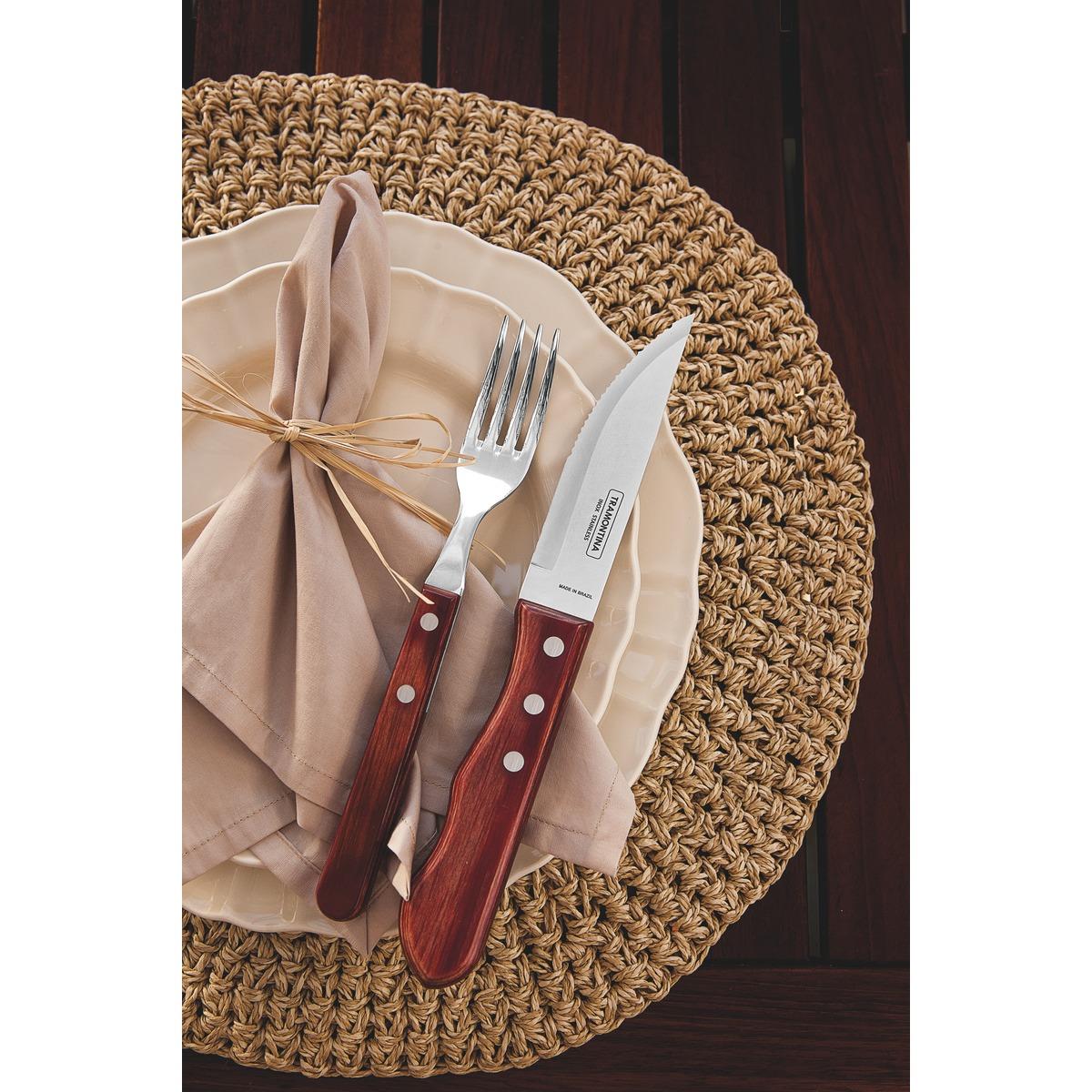 Tramontina 21116-075 12li Jumbo Biftek-Steak Bıçağı Seti