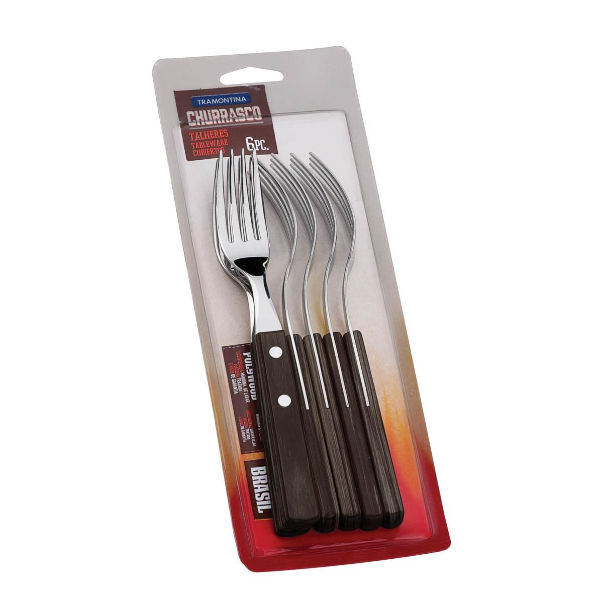 Tramontina 21198-916 715  6lı Biftek-Steak Çatalı Seti