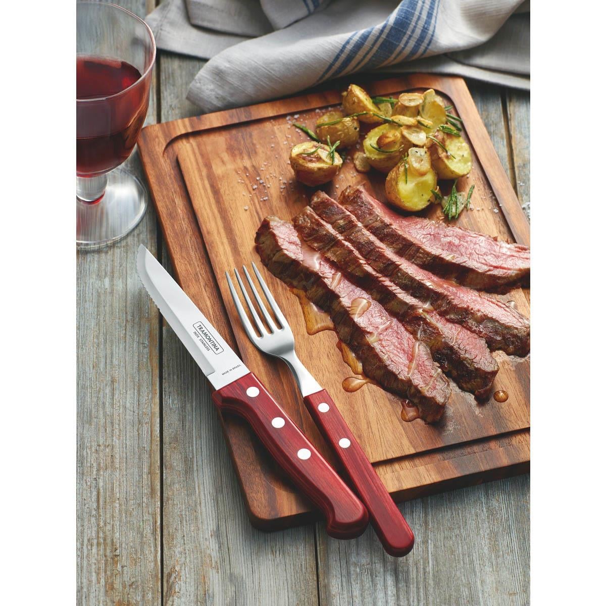 Tramontina 21413-675 6lı Jumbo Biftek-Steak Bıçağı Seti