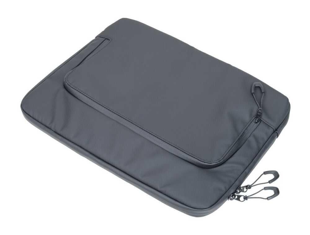 Troika 2 Gözlü Laptop Kılıfı, Siyah