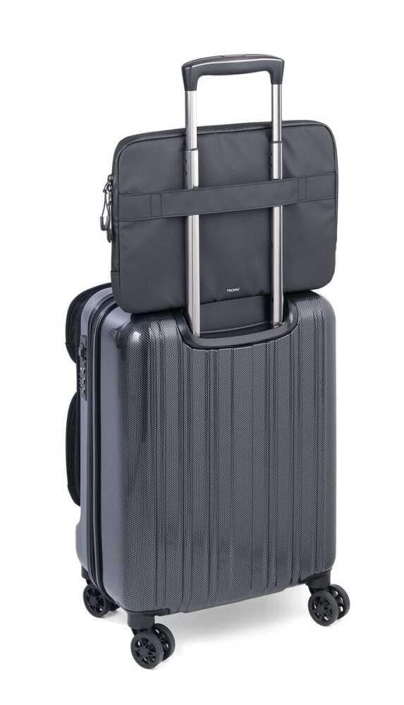 Troika 2 Gözlü Laptop Kılıfı, Siyah