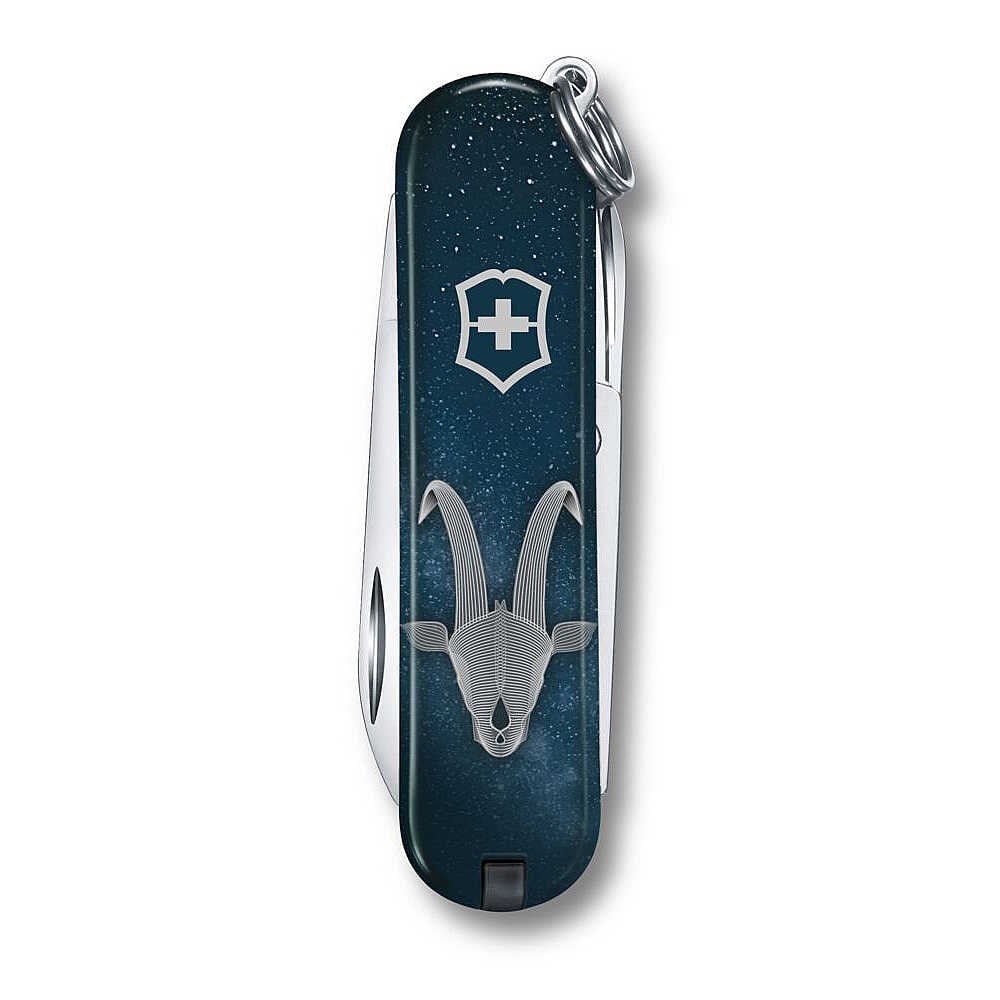 Victorinox 0.6223.2CAP Classic SD Zodiac Signs 58mm Çakı, Oğlak Burcu