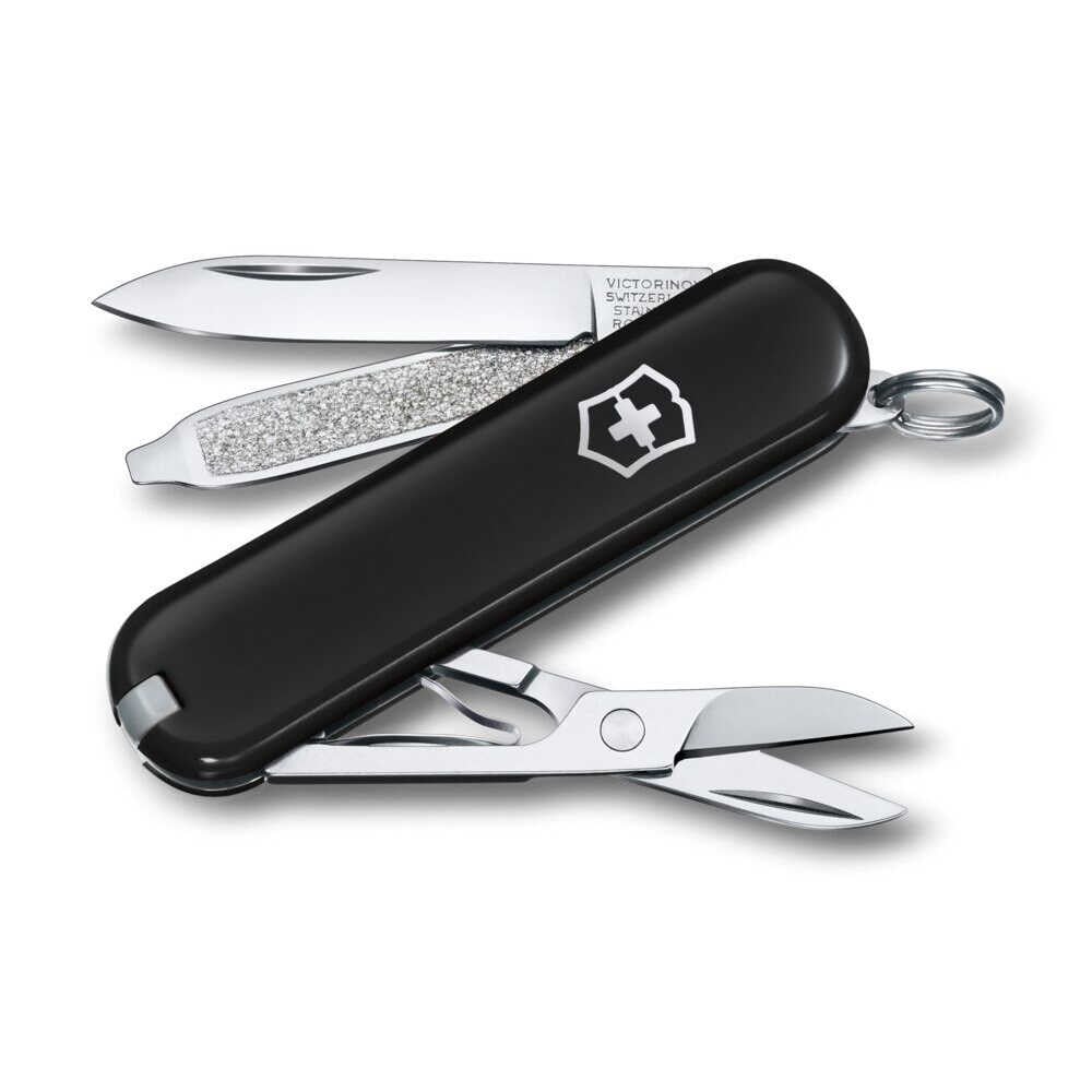 Victorinox 0.6223.3B Classic SD 58mm Çakı, Siyah Blisterli