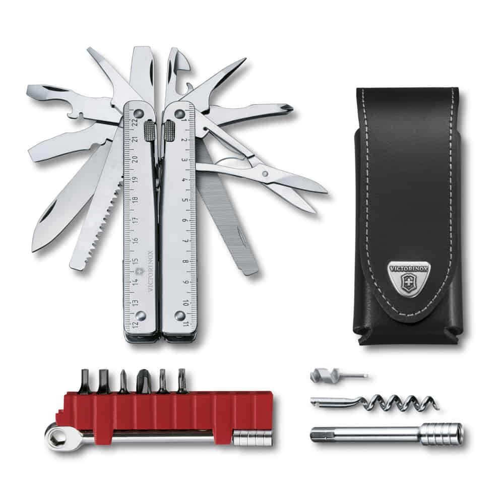 Victorinox 3.0339.L SwissTool X Plus Ratchet (Deri Kılıflı)