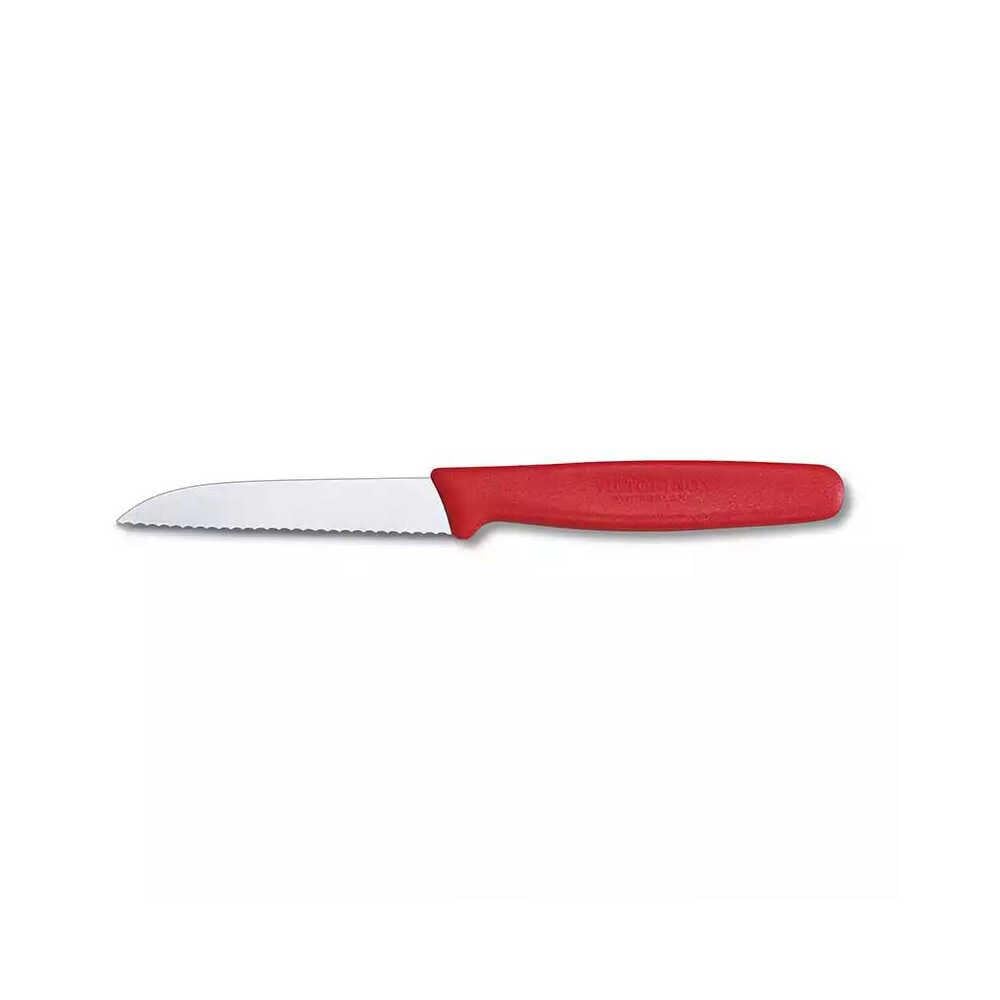 Victorinox 5.0431 8cm Kırmızı Tırtıklı Soyma Bıçağı