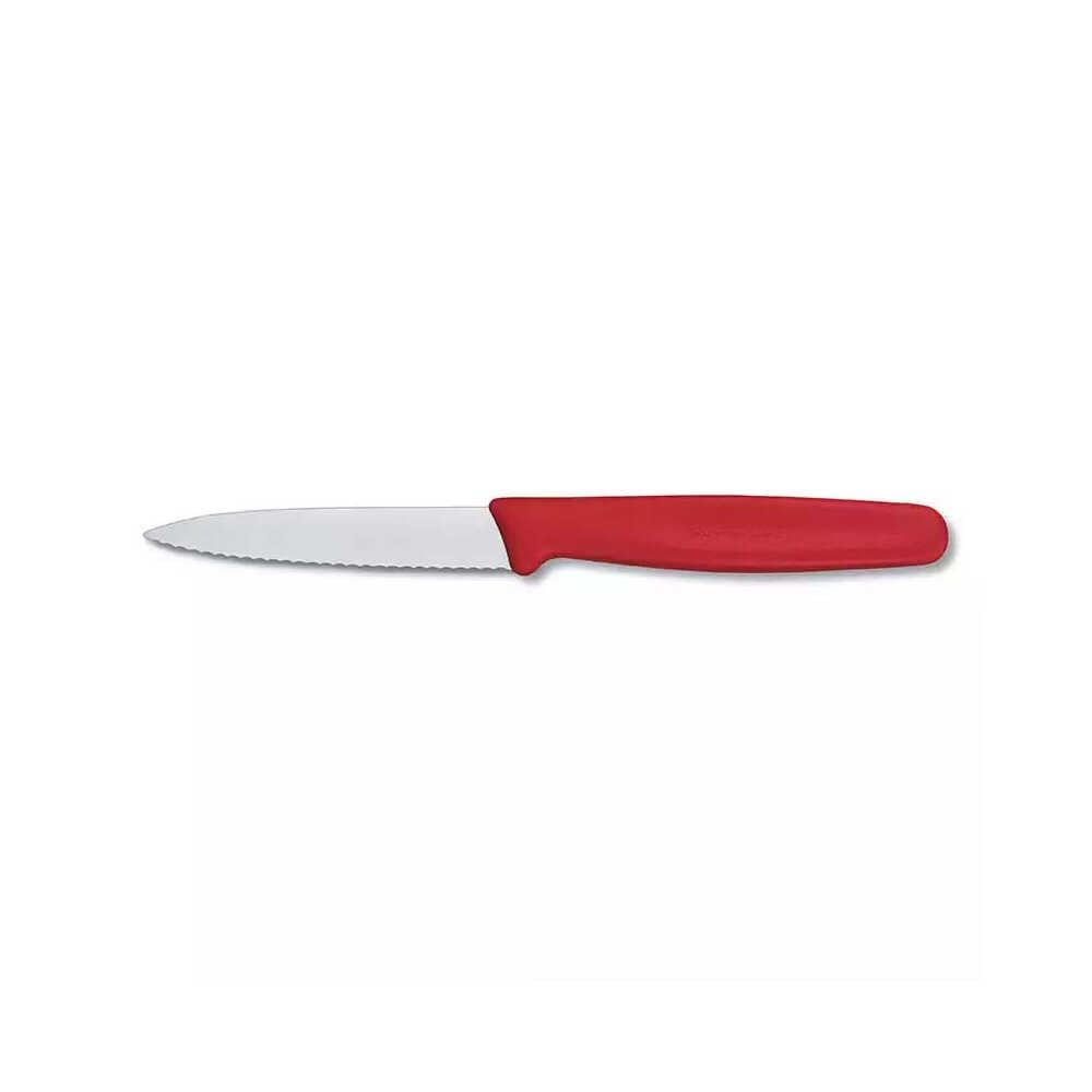 Victorinox 5.0631 8cm Kırmızı Tırtıklı Soyma Bıçağı