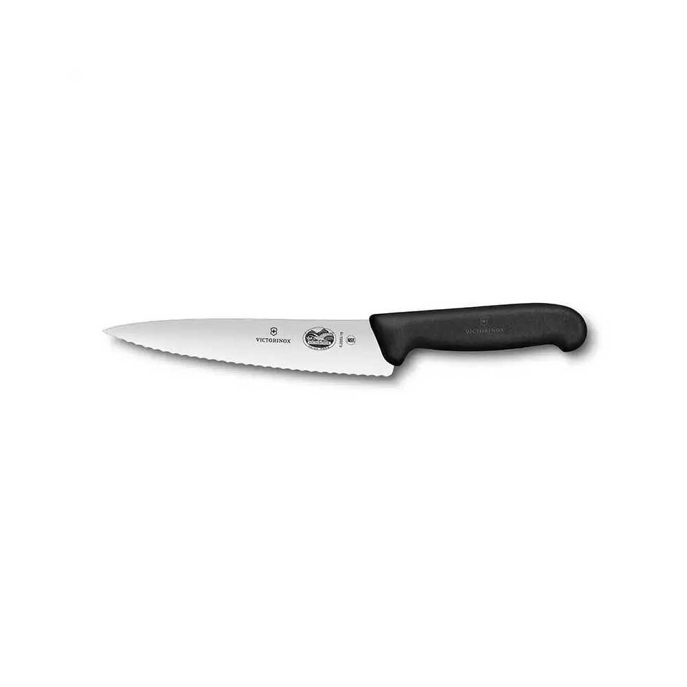 Victorinox 5.2033.19 19cm Siyah Tırtıklı Dilimleme Bıçağı