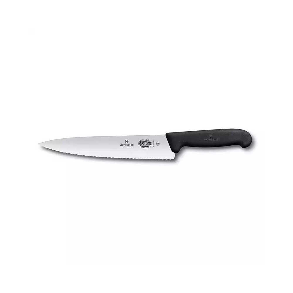 Victorinox 5.2033.22 22cm Siyah Tırtıklı Dilimleme Bıçağı