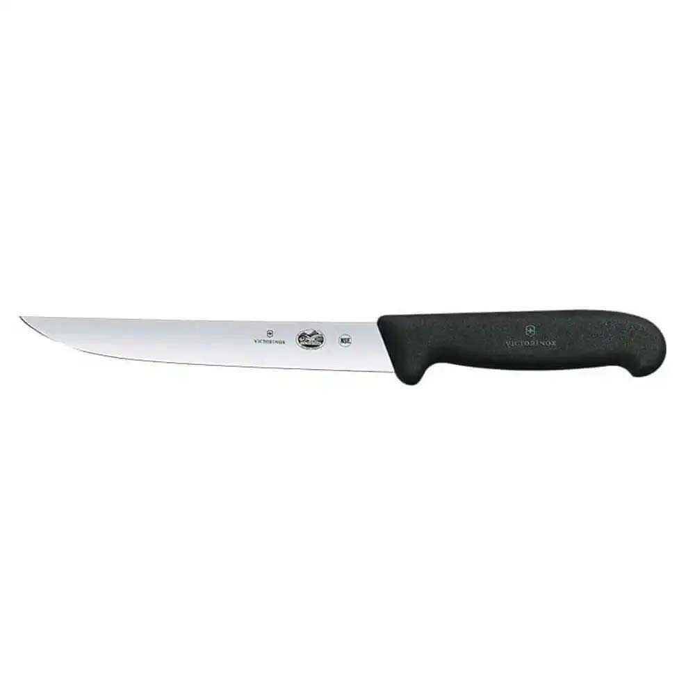 Victorinox 5.2803.15 15cm Siyah Dar Ağızlı Dilimleme Bıçağı