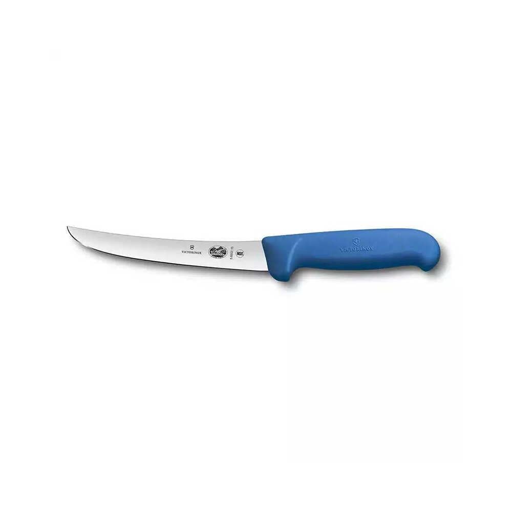 Victorinox 5.6502.15 15cm Mavi Kavisli Geniş Ağız Sıyırma Bıçağı