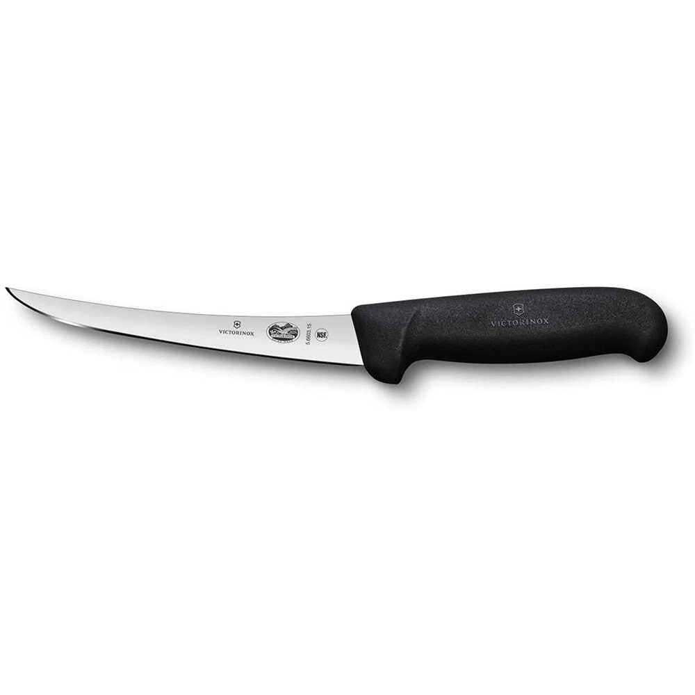 Victorinox 5.6603.12 12cm Siyah Kavisli Dar Ağız Sıyırma Bıçağı