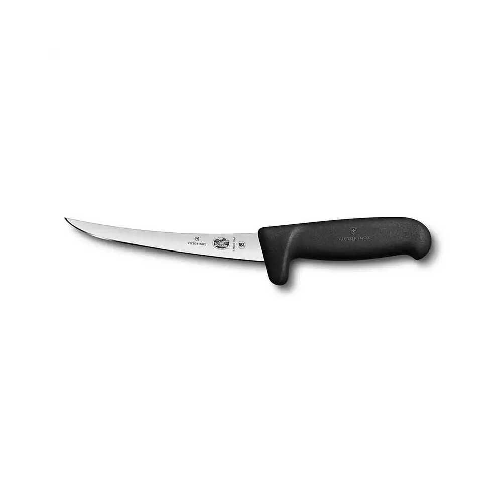Victorinox 5.6603.12M 12cm Siyah Sıyırma Bıçağı, Parmak Korumalı