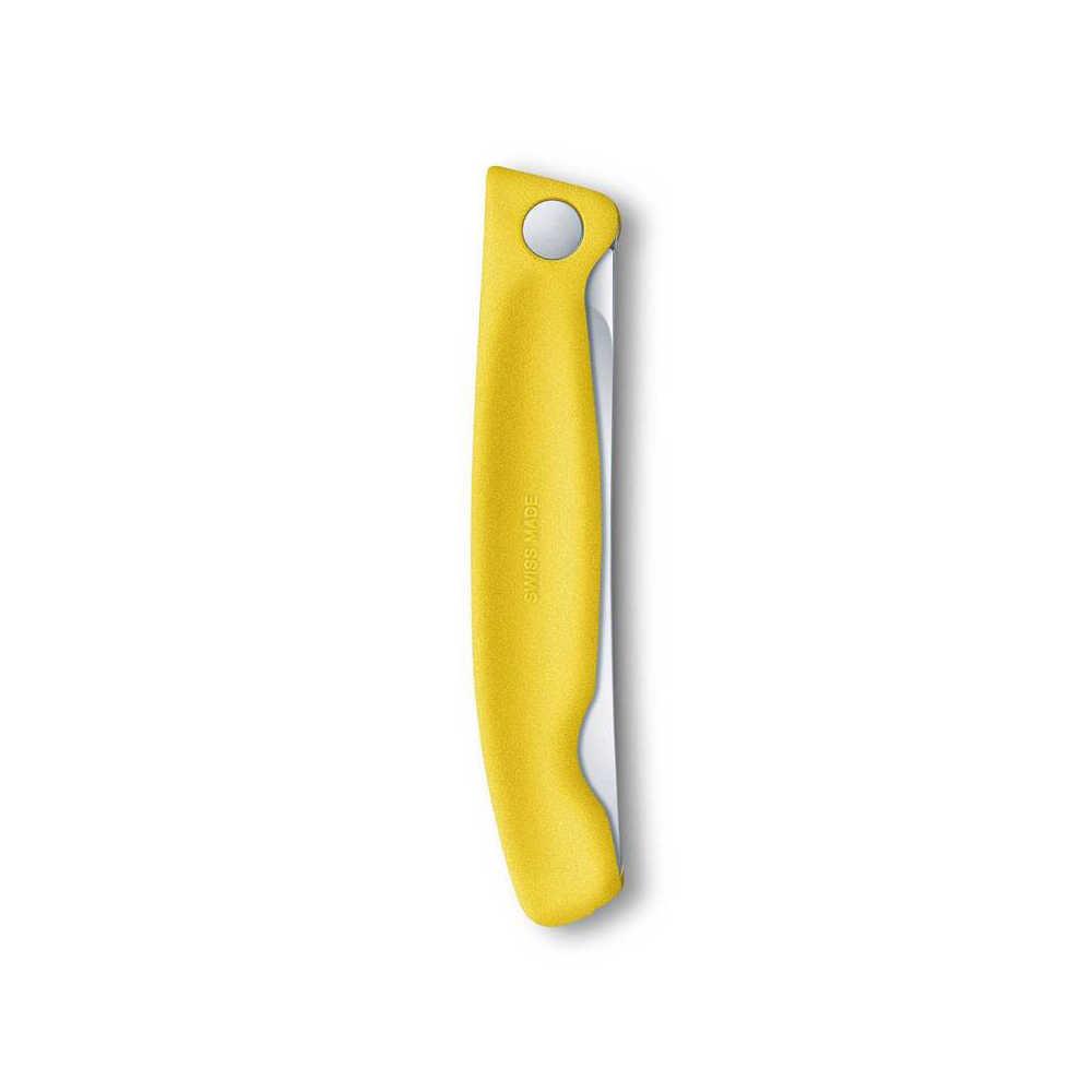 ​​​​​​​​​​​​​​​​​​​​​​​​​​​​​​​​Victorinox 6.7836.F8B 11cm Sarı Tırtıklı Katlanabilir Domates Bıçağı