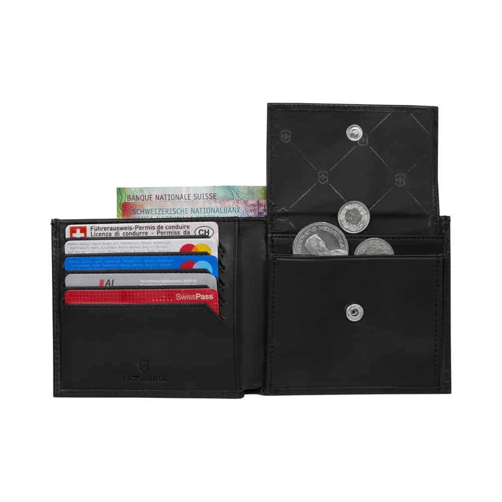Victorinox 611571 Altius Alox Deluxe Bifold Cüzdan, Siyah
