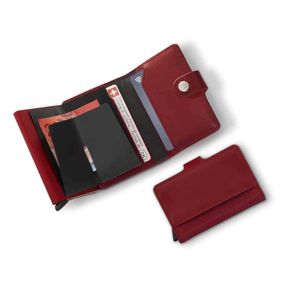 Victorinox 612680 Altius Secrid Deri Kartlık Cüzdan, Kırmızı