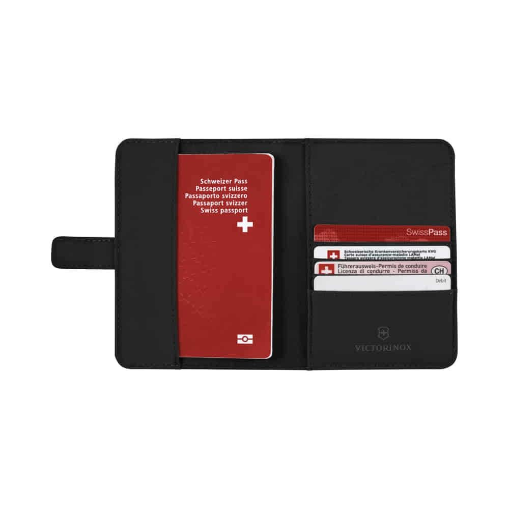 Victorinox 653361 Travel Essential Pasaport Portföy Cüzdan, Siyah