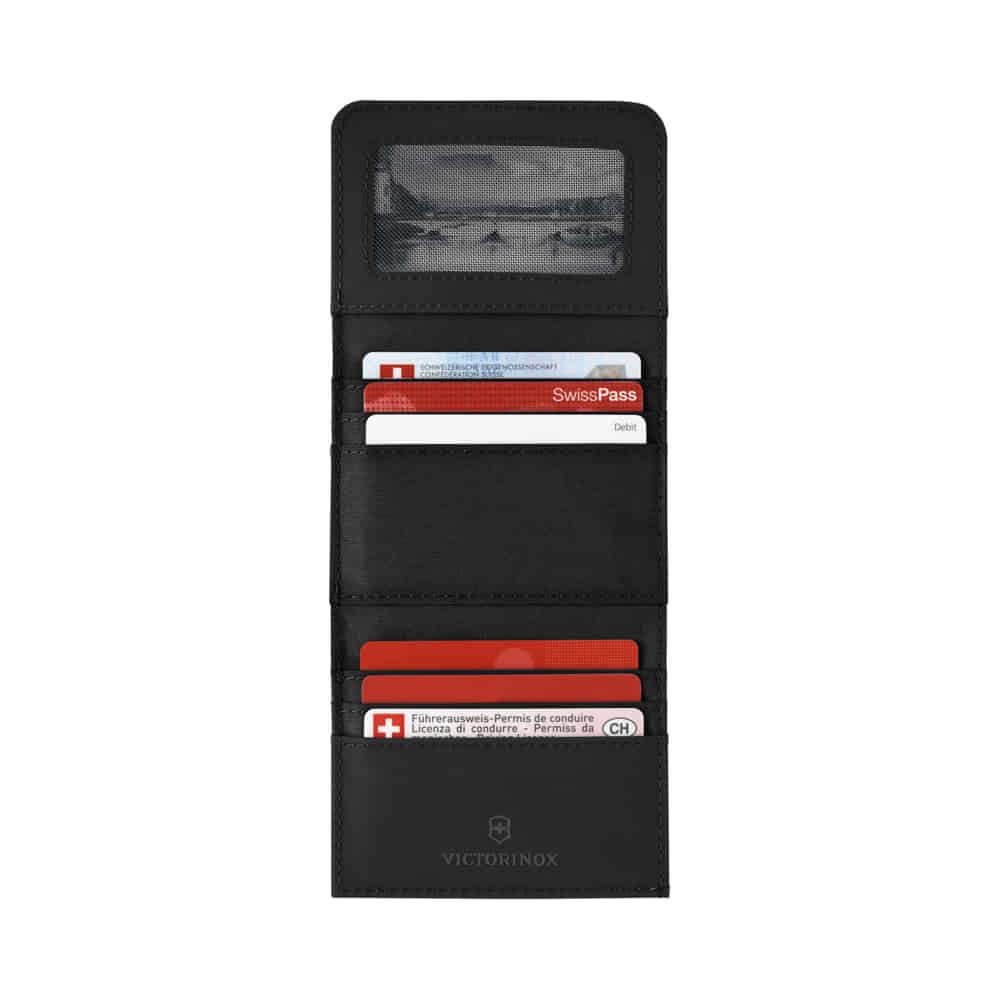 Victorinox 653365 Travel Essential Tri fold Cüzdan, Siyah