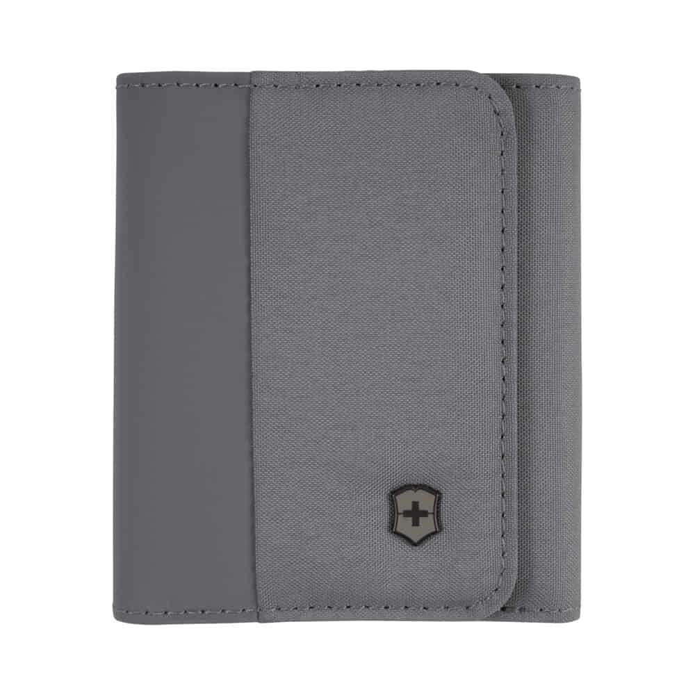 Victorinox 653366 Travel Essential Tri fold Cüzdan, Gri
