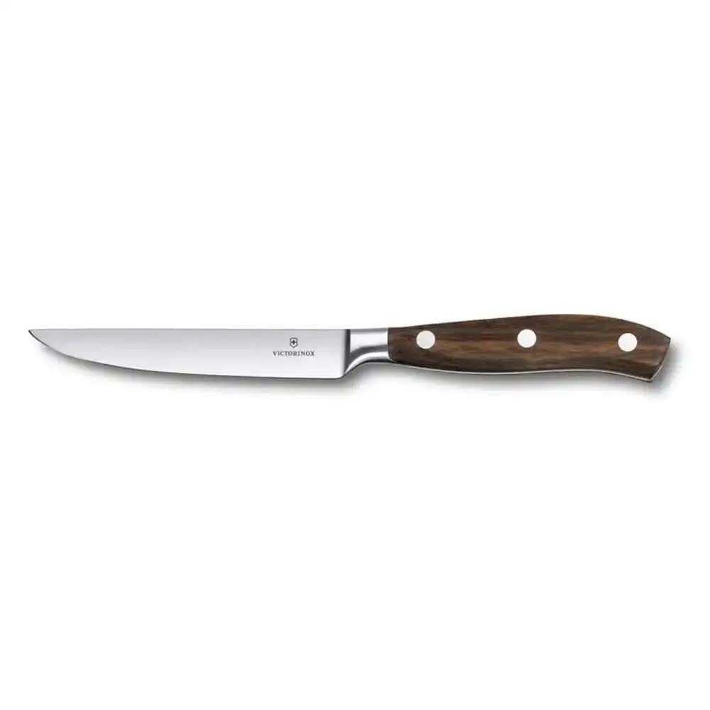 Victorinox 7.7200.12G Grand Maître 12cm Gül Ağacı Dövme Çelik Biftek Bıçağı, Hediye Kutulu