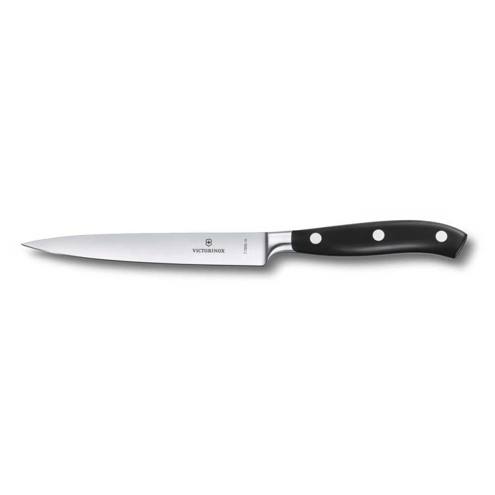 Victorinox 7.7203.15G 15cm Siyah Dövme Çelik Doğrama Bıçağı, Hediye Kutulu