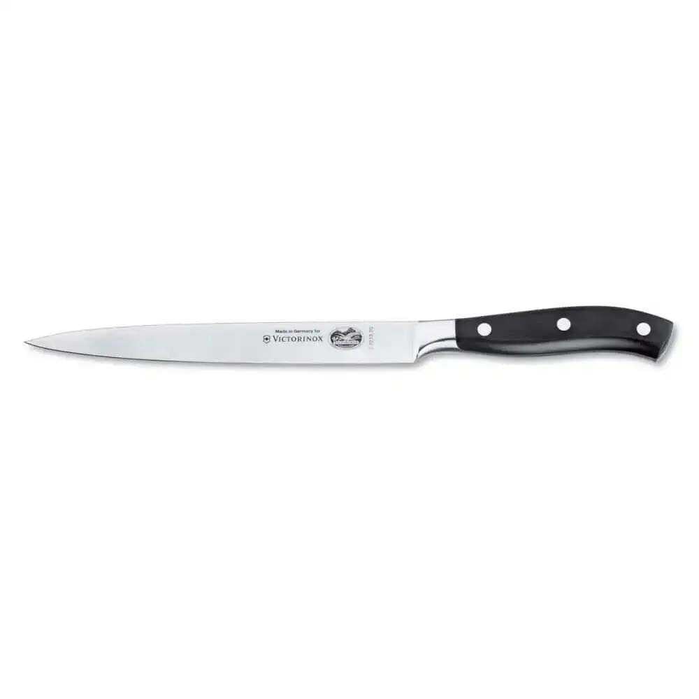 Victorinox 7.7213.20G 20cm Siyah Dövme Çelik Fileto Bıçağı, Hediye Kutulu