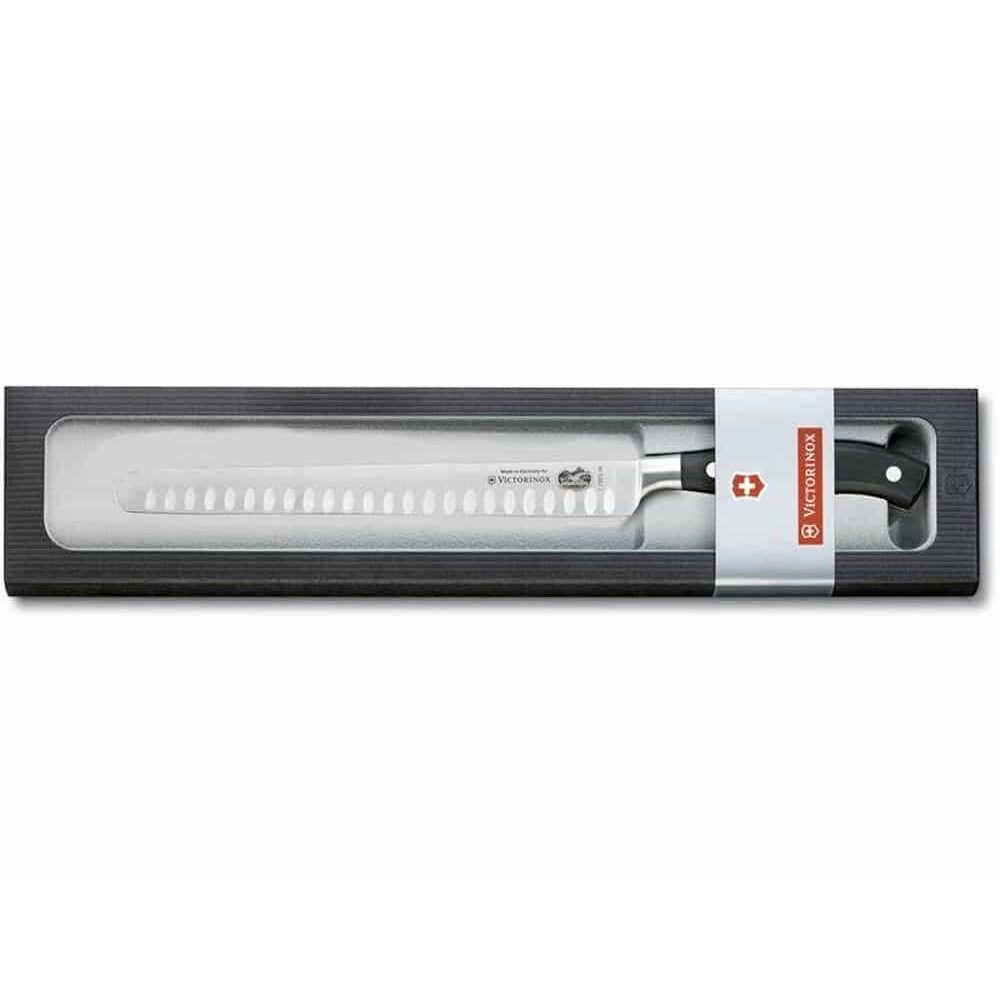 Victorinox 7.7223.26G 26cm Siyah Dövme Çelik Dilimleme Bıçağı, Hediye Kutulu