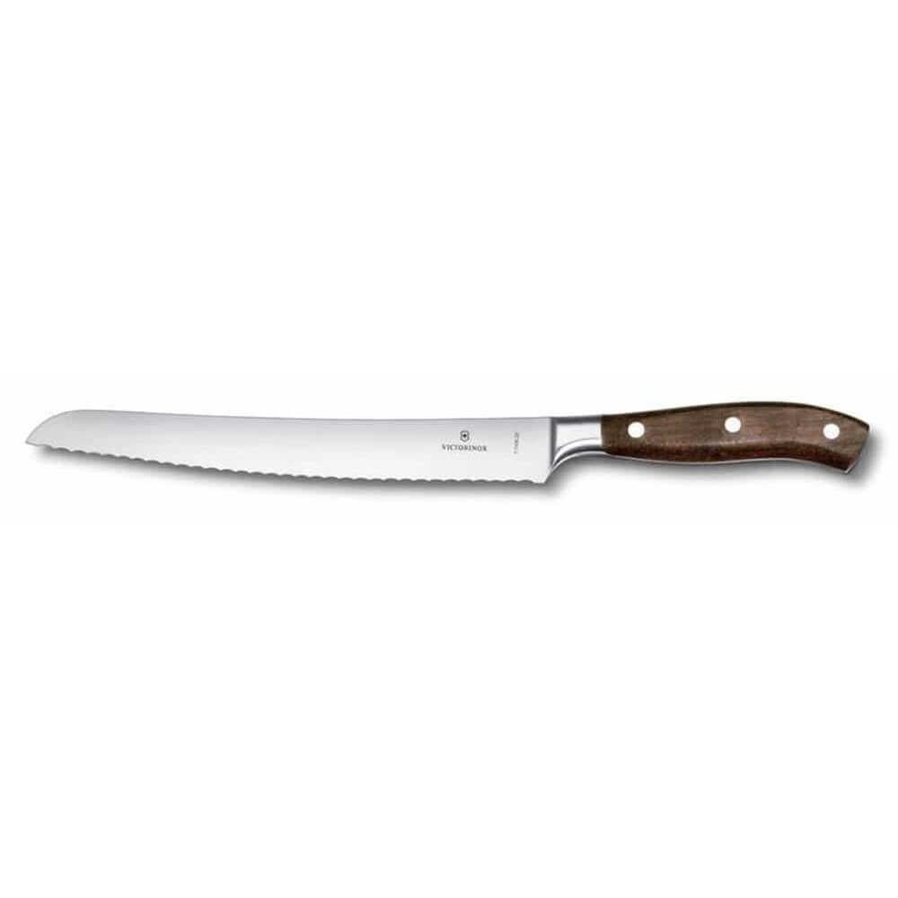 Victorinox 7.7430.23G 23cm Gül Ağacı Grand Maitre Dövme Çelik Ekmek Bıçağı, Hediye Kutulu