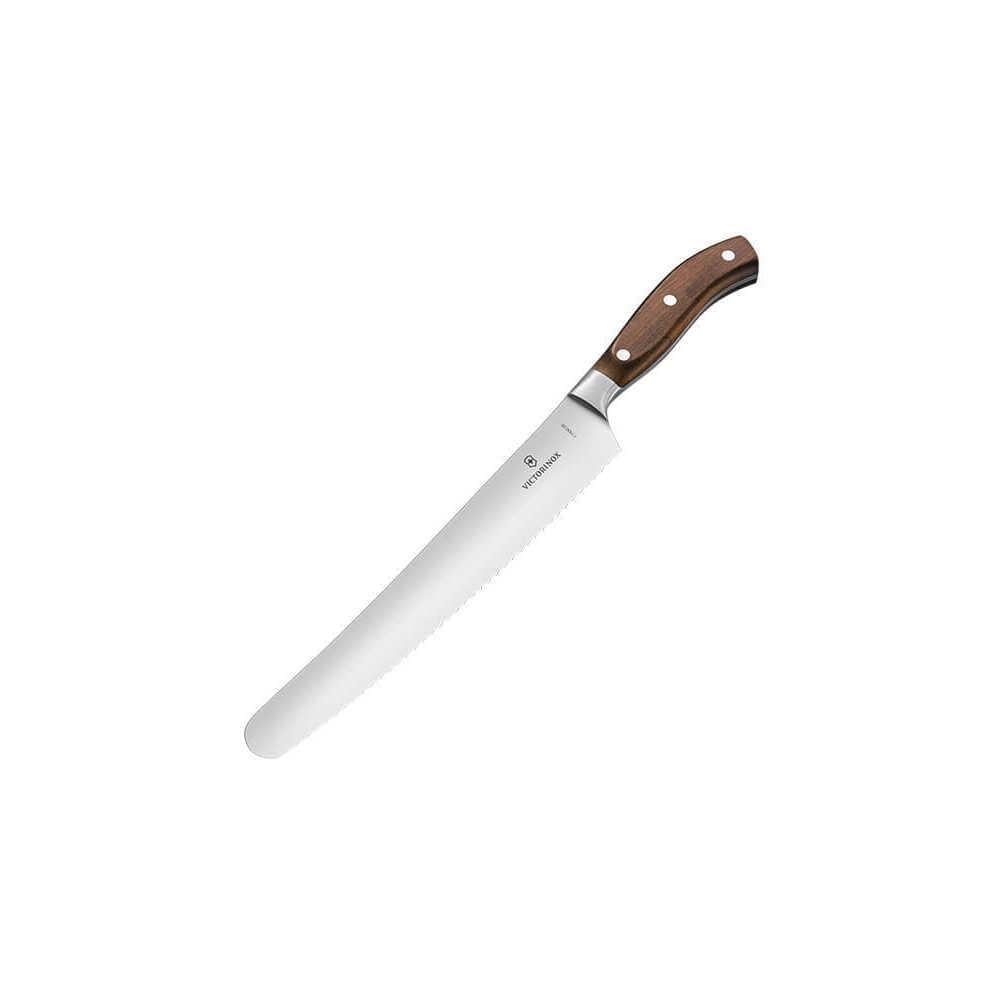 Victorinox 7.7430.26G 23cm Gül Ağacı Grand Maitre Dövme Çelik Ekmek Bıçağı, Hediye Kutulu