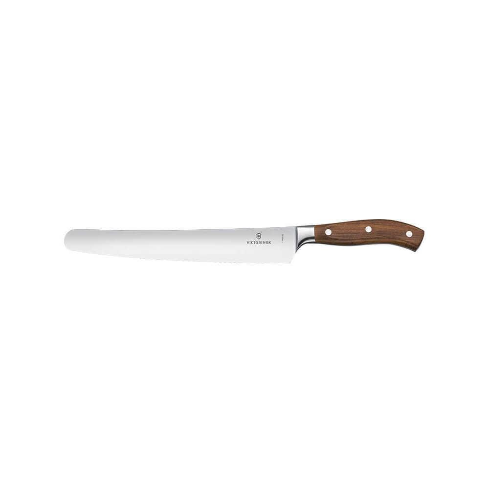 Victorinox 7.7430.26G 23cm Gül Ağacı Grand Maitre Dövme Çelik Ekmek Bıçağı, Hediye Kutulu
