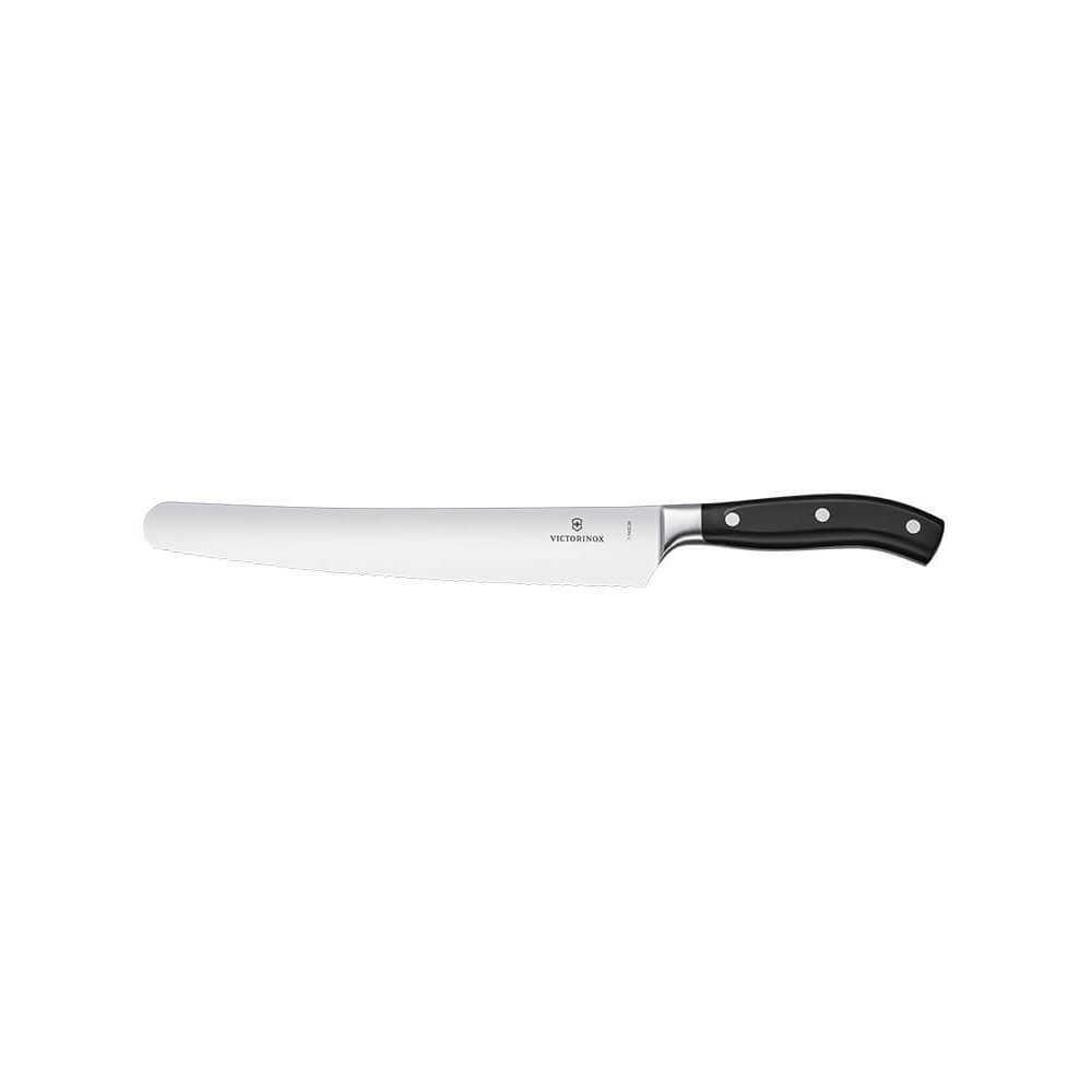 Victorinox 7.7433.26G 26cm Siyah Dövme Çelik Ekmek Bıçağı, Hediye Kutulu