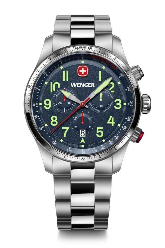 Wenger 01.0543.112 Terragraph Chrono Quartz Erkek Kol Saati