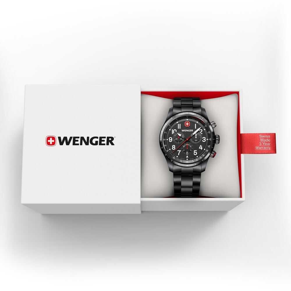 Wenger 01.0543.112 Terragraph Chrono Quartz Erkek Kol Saati