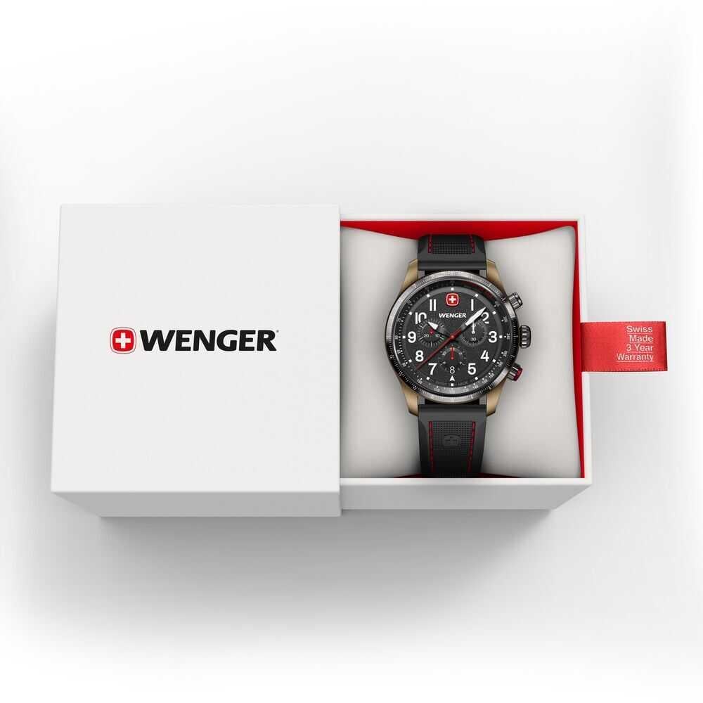 Wenger 01.0543.113 Terragraph Chrono Quartz Erkek Kol Saati