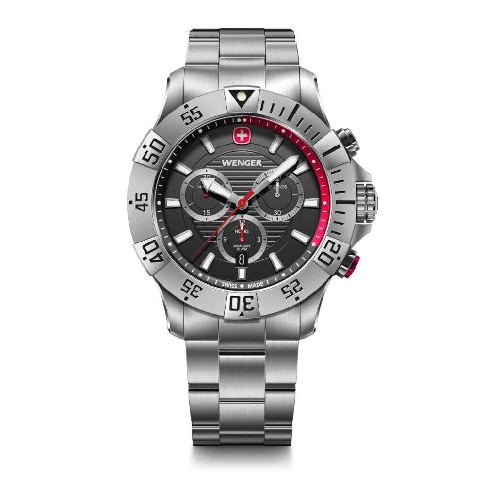 Wenger 01.0643.123 Seaforce Chrono Quartz Erkek Kol Saati