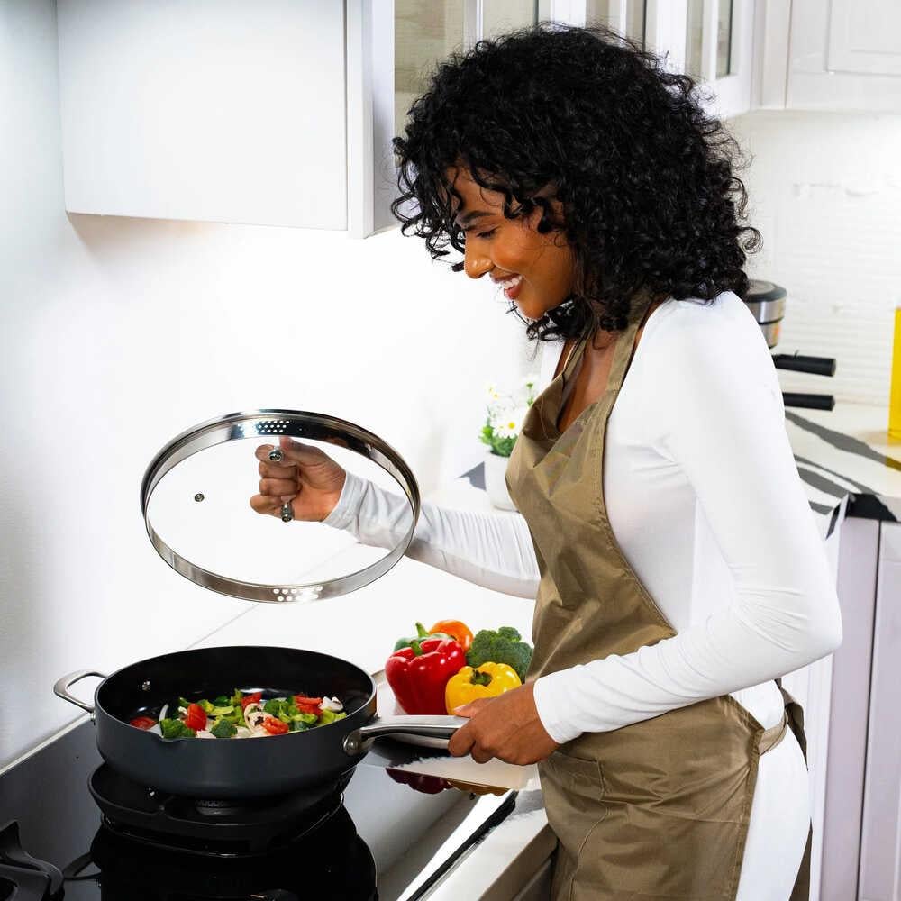 Zyliss Ultimate Pro Seramik Kapaklı Sote Tavası 28 cm