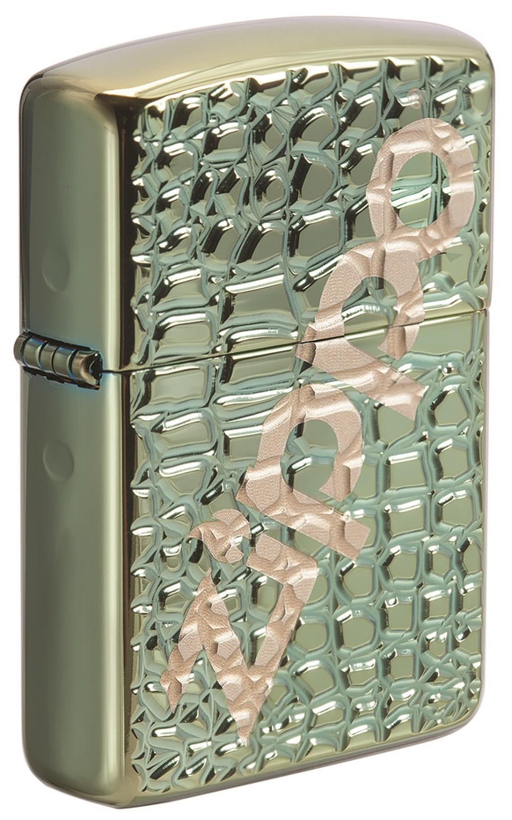 Armor Chameleon Zippo Alligator