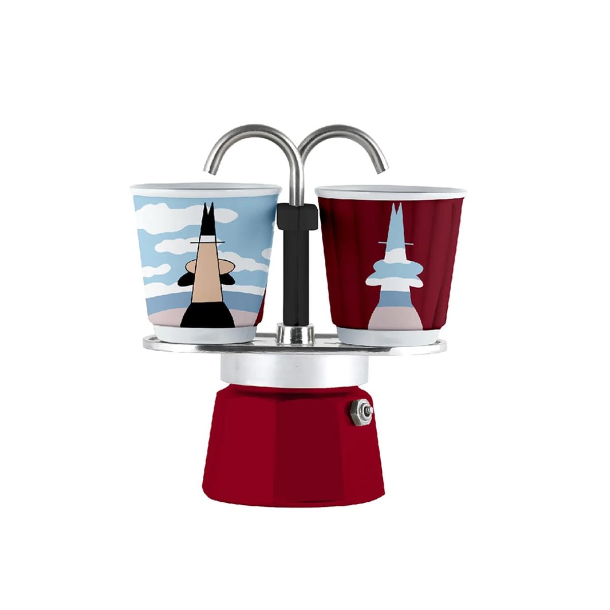 Bialetti Magrite Mini Express + 2 Espresso Fincan Seti