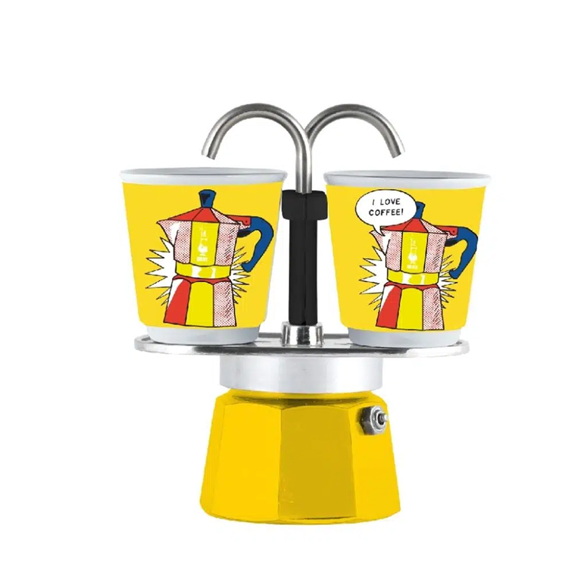 BIALETTI MINI EXPRESS LIC.+ 2 ESPRESSO FİNCANI
