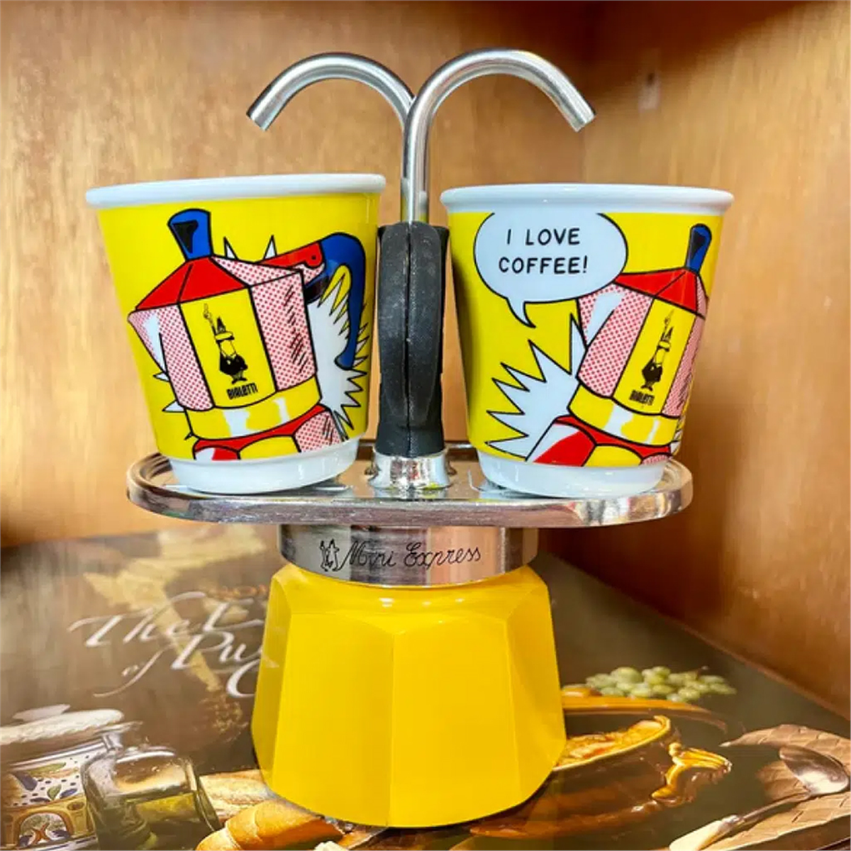 BIALETTI MINI EXPRESS LIC.+ 2 ESPRESSO FİNCANI