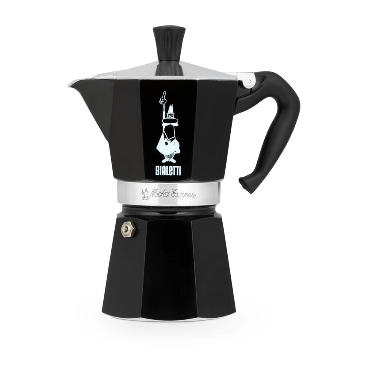 Bialetti Moka Express Siyah Mokapot  6 Cup