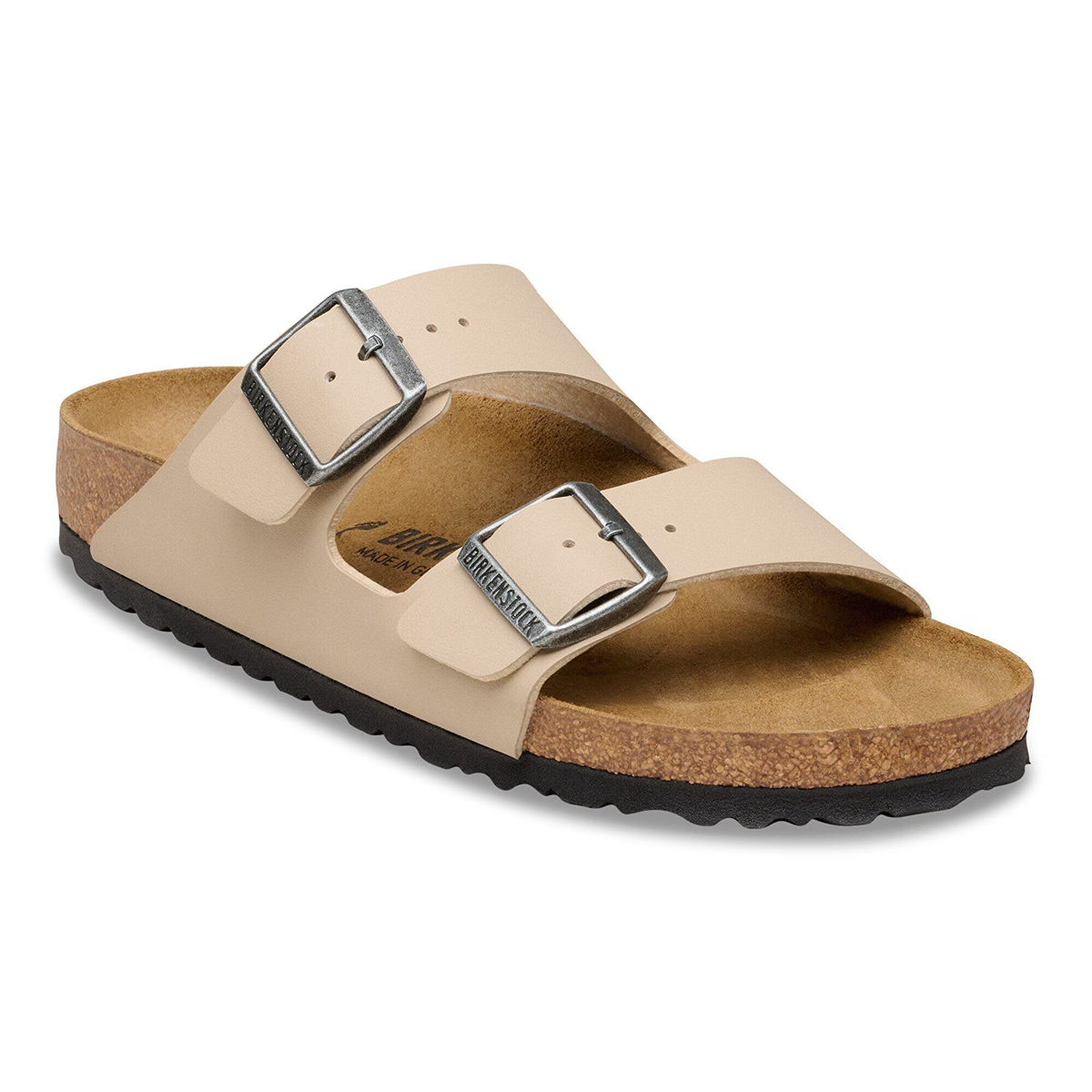 Birkenstock Arizona Birko-Flor Unisex Terlik, Kum Beji