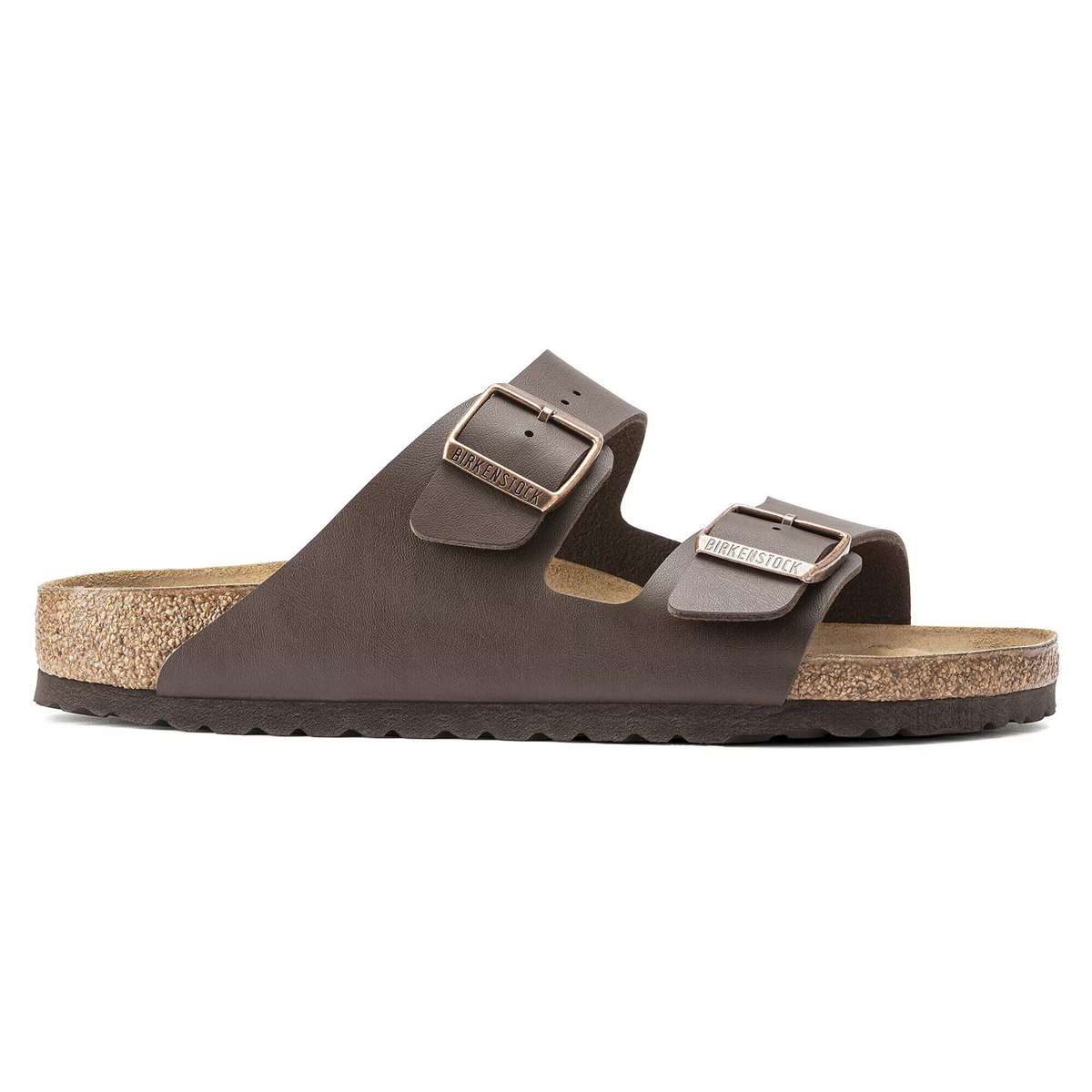Birkenstock Arizona Birko-Flor Erkek Terlik, Koyu Kahve