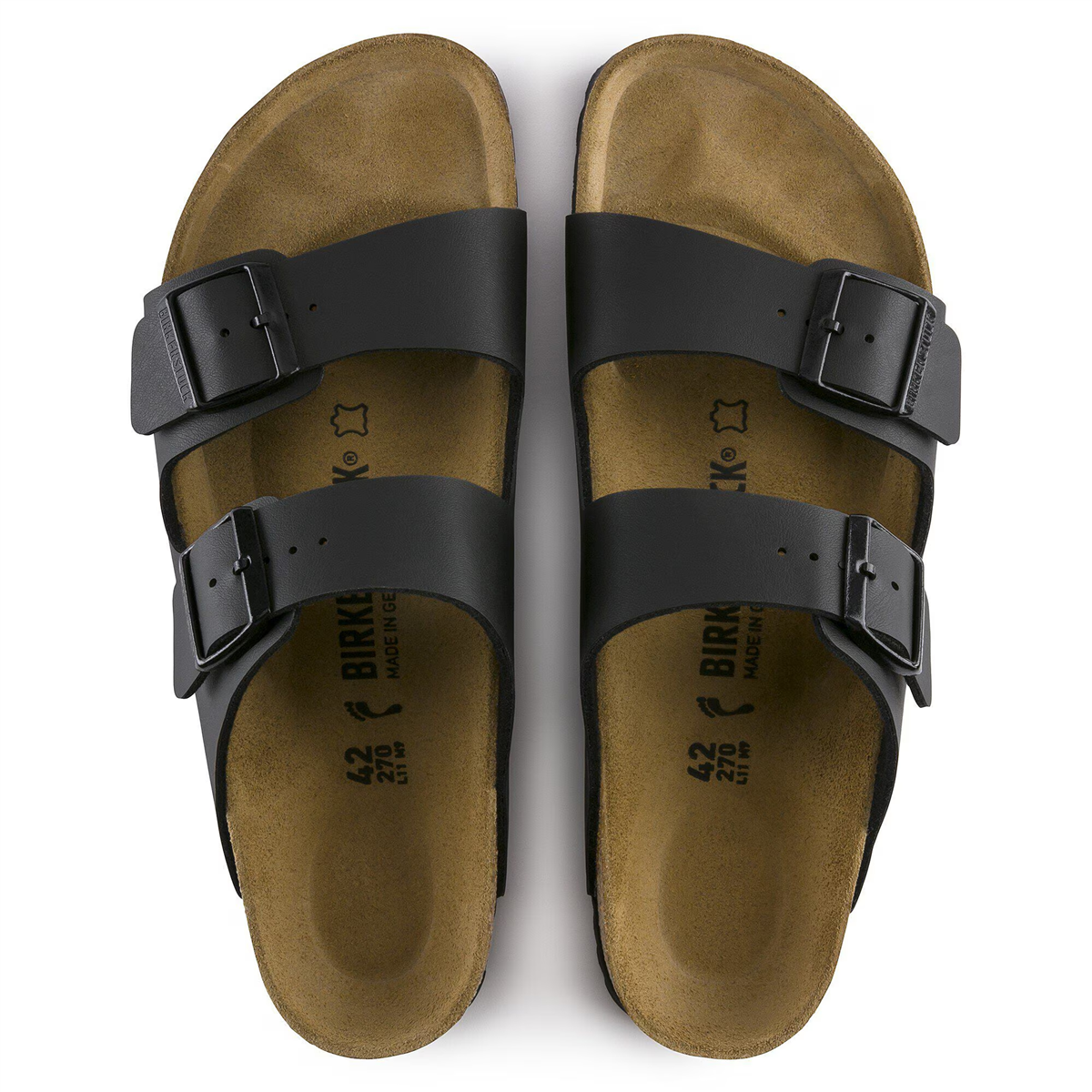 Birkenstock Arizona Birko-Flor Unisex Terlik, Siyah