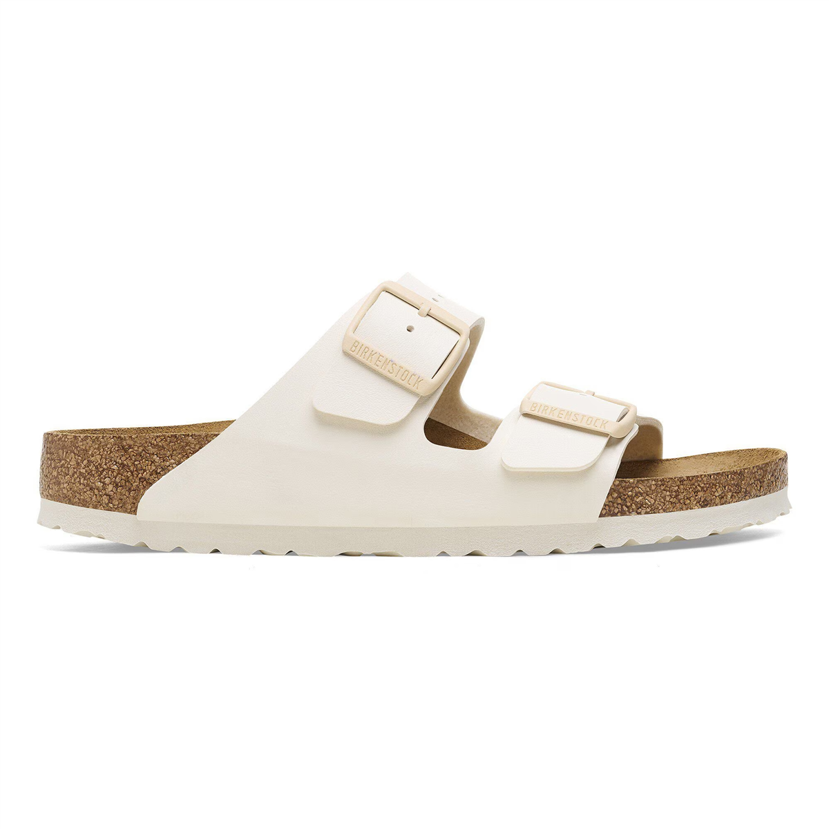 Birkenstock Arizona Birko-Flor Kadın Terlik, Yumurta Kabuğu